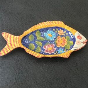 Vintage Fish Decorative Plate Hanging Portugal